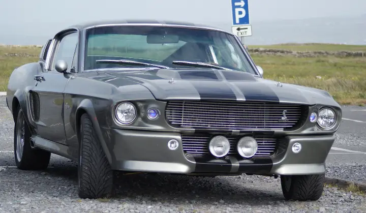 The Ford Mustang Shelby GT500, known as Eleanor, from the movie Gone in 60 Seconds.